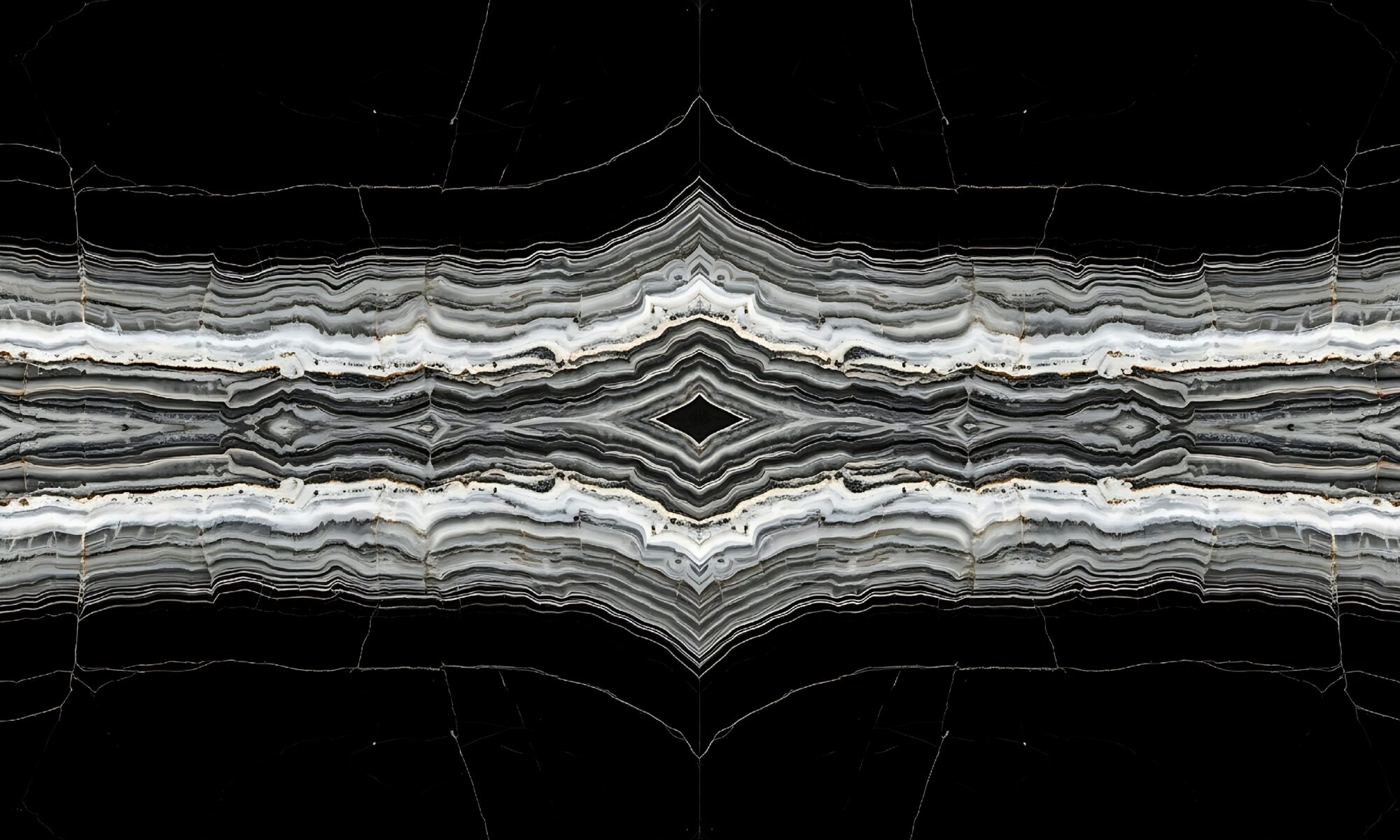 Symmetrical Polished Onyx Stone