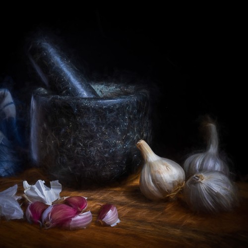 Garlic supernatural preparation
